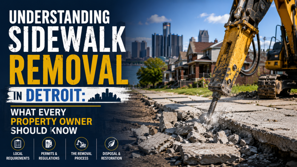 Understanding Sidewalk Removal in Detroit: What Every Property Owner Should Know